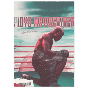 Floyd Mayweather Poster Boxing Wall Art Wall Decor