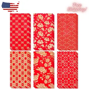 Chinese New Year Red Envelopes, Red Envelopes Chinese New Year Decorations 2026 (18 Pcs 6.5 * 3.5in)