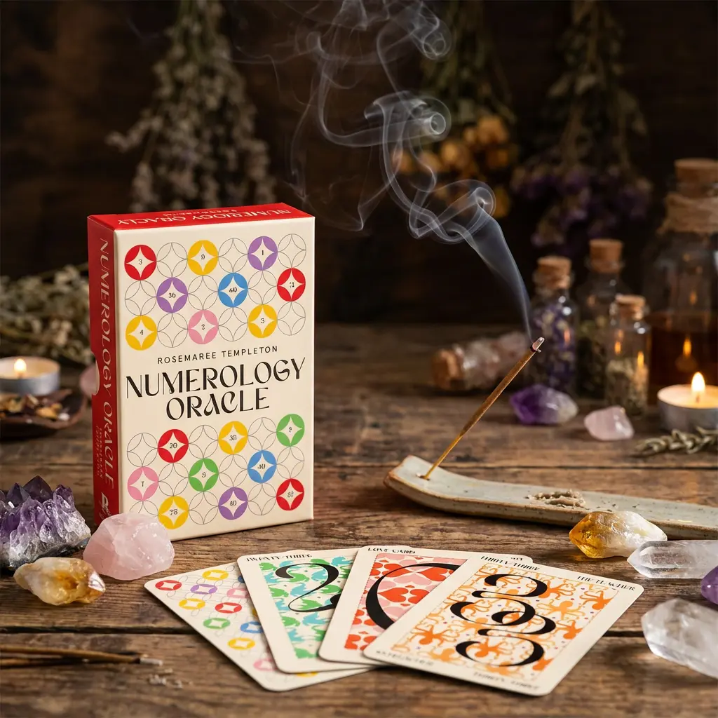 Numerology Oracle Cards - Spiritual Number Meanings & Guidance Deck for Insight and Guidance