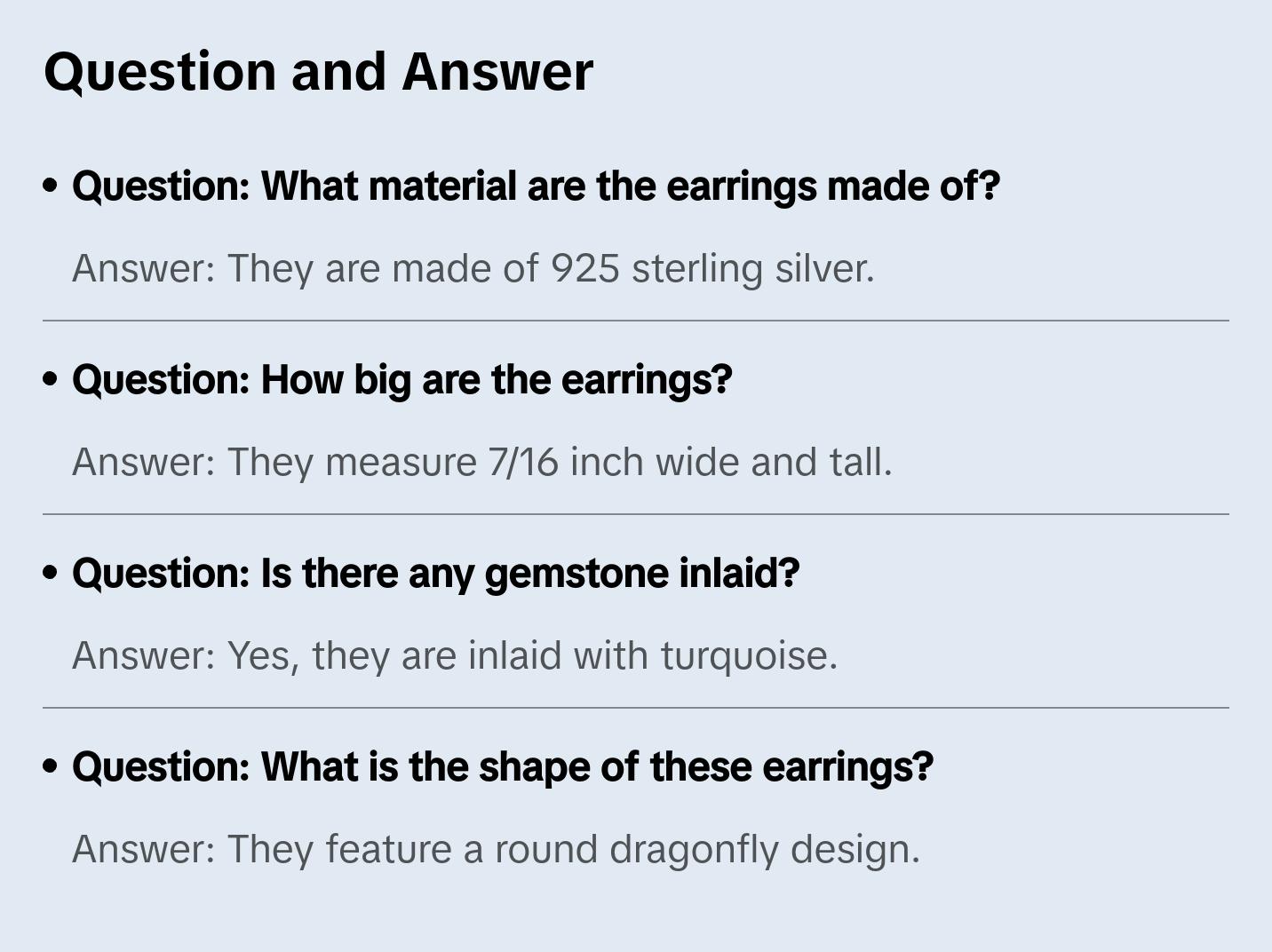 Sterling Silver and Turquoise Round Dragonfly Stud Earrings