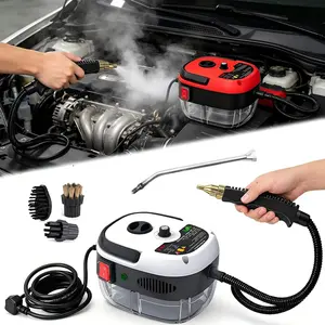 Portable Handheld Steam Cleaner, Adjustable Levels, Fast Heat-Up Steamer for Kitchen, Bathroom, Tile & Car Cleaning | Efficient Grease Dirt Remover, All-in-One Steam Cleaner for Household & Auto Care