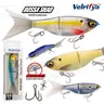 Velrifya Bossa Shad Glide Bait - 1.5 oz, 6.7 in Artificial Bass Fishing Lures with Multi-Joint Body, S-Glide Action, Realistic Look, Slow Sinking, Bottom-Weighted Design, Hook Rotation System, Nano Treble Hooks, Premium Quality, Fishing & Angling Supplies