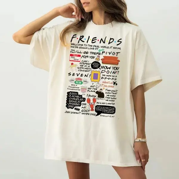 Friends Quotes Shirt, Friends Quotes Tv Show Characters Shirts, Friend  Seriies Shirt, How You Doin, Coffee Lover Gift, Unisex Shirt, Casual  Clothing