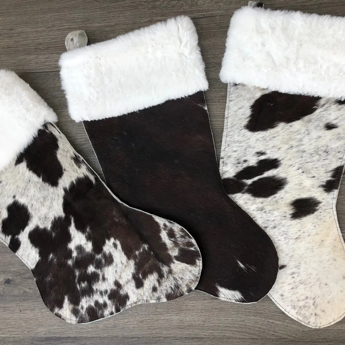 Genuine cowhide stocking