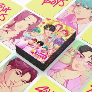 92 Pcs Hunter Witch Group Collection Photo Cards Mini Stickers Lomo Cards, Sandga Boy Band Memorabilia, Collectible Set, Perfect for Collectors