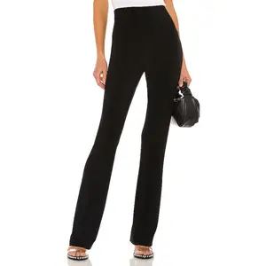 Norma Kamali Boot Pant in Black
