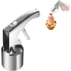 Easy Release Trigger Ice Cream Sandwich Scoop for Big Volumes | Nostalgic Old Fashioned Ice Cream Scooper, Designed In a Classic Cylindrical Style Scoop Disher