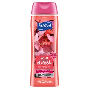 Suave Essentials Gentle Body Wash, Wild Cherry Blossom. 18 Oz Suave Brands Company LLC