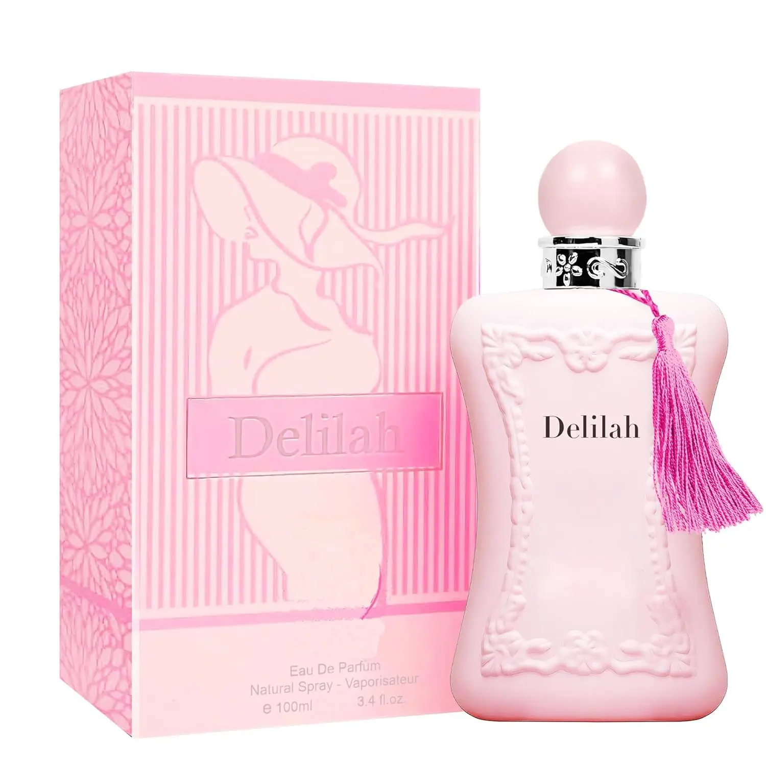 FC Delilah Perfume for Women Long Lasting Fragrance Eau de Parfum with Vanilla, White musk and Cashmere Notes​ Daily Used 3.4 Fluid Ounce | Floral & Sweet Women's Perfume​ Daily Used 3.4 Fluid Ounce