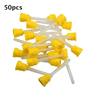 Dental Dispensing Nozzles - Disposable Mixing Tips with Precise Flow Control for Dental Impressions, Labs, Clinics - Compatible with Mixing Tubes, Clinical Supplies, Uniform Design, Reliable Construction, Lab Technicians