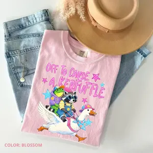 Comfort Colors Funny Animal Tshirt, Funny Animal Frog Raccoon Goose Tee, Funny Sarcastic Saying Tshirt, Summer Vibes Tee, Summer