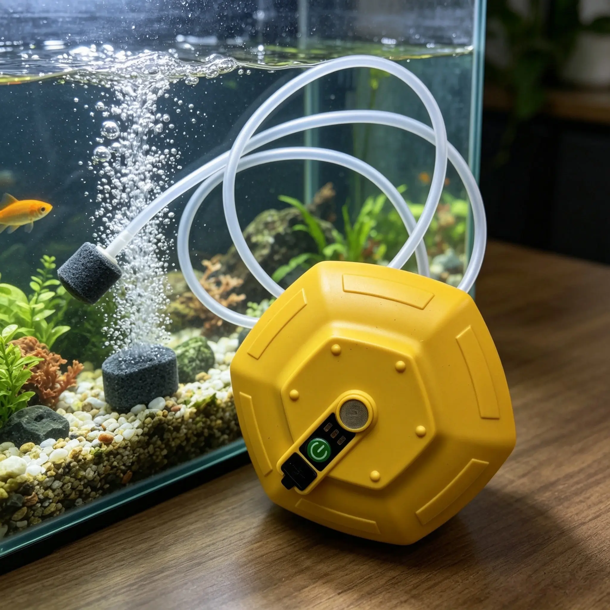 Arcpro Live Fish Transport Aerator with Sealed Charging Port | IPX7 Waterproof Portable 3-Speed Pump | 14H Oxygen Supply for Safe Delivery