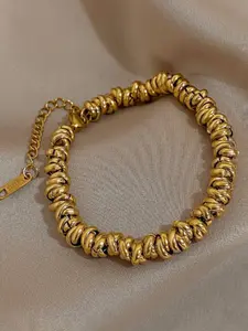 Vintage Twist Chain Bracelet for Women & Girls, Stainless Steel Braided Jewelry, Adjustable Stackable Design, Perfect Gift for Various Occasions