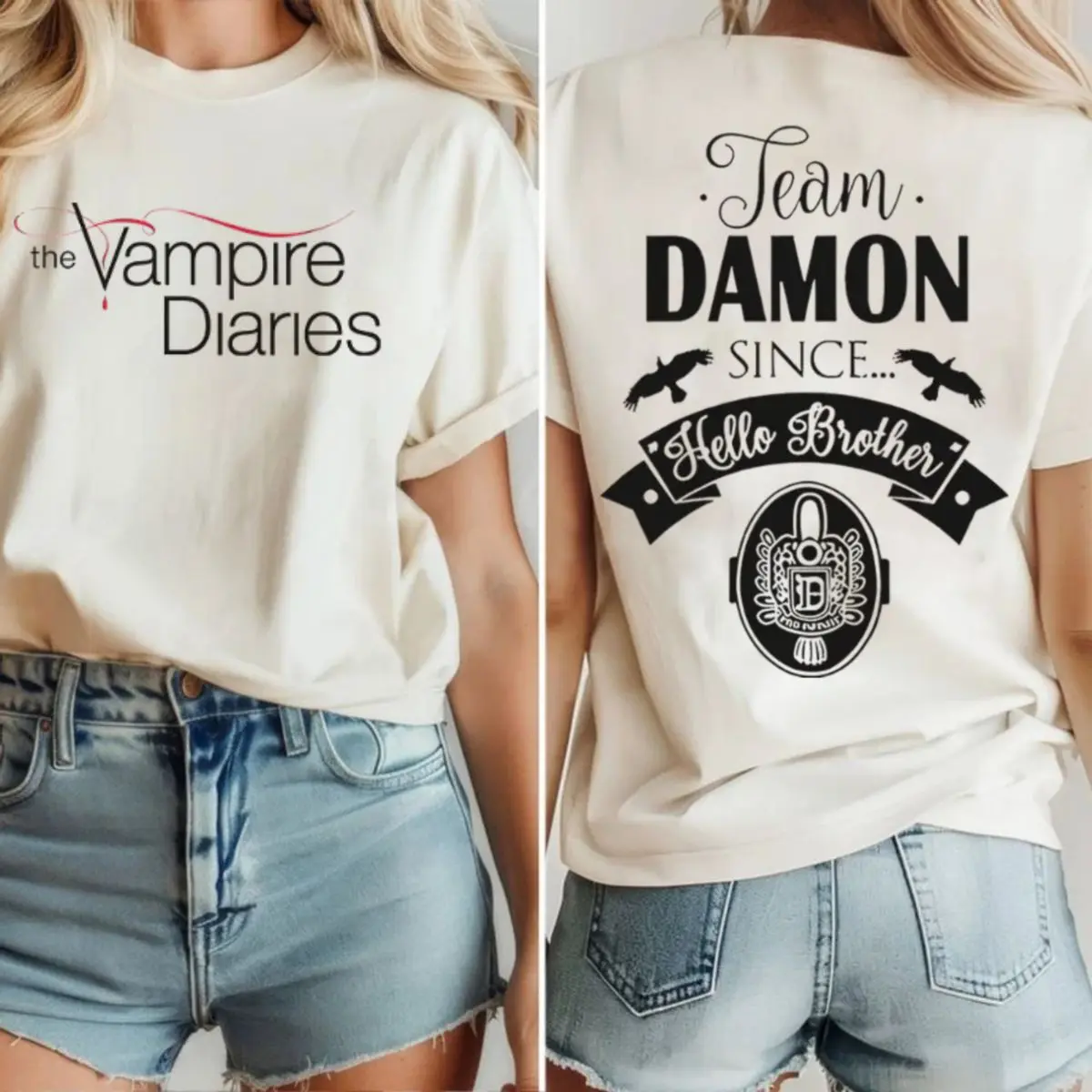 Vampiree Diaries T-Shirt Sweatshirt Hoodies – Daily Wear For Men For Women Casual Cotton Hoodie, Unisex Sweater Pullover Tee