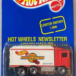 Hot Wheels Newsletter Hiway Hauler 1 of 7000 Red Real Rider Limited Edition 1995
