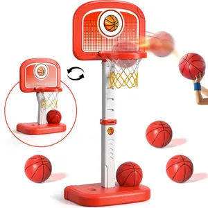 Basketball Hoop Indoor Outdoor Toys Gifts, Swimming Pool Basketball Hoop Outdoor Toys with 4 Balls, Poolside Basketball Game Toys