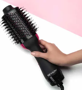 REVLON One-Step Hair Dryer And Volumizer Hot Air Brush, Black, Packaging May Vary, Black Volumizer, 1 Count