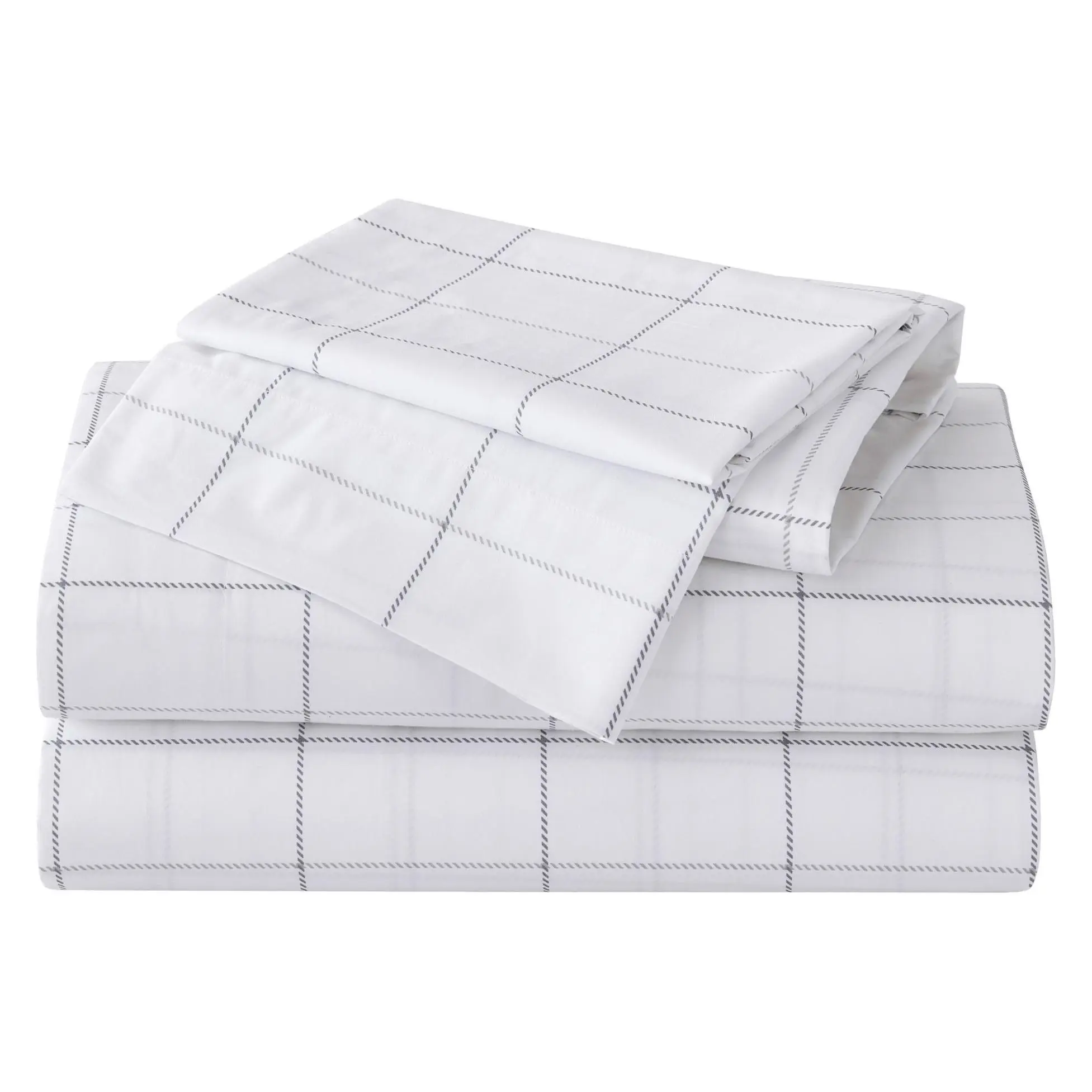 Eddie Bauer Northern Plaid Grey Twin Sheet Set Eddie Bauer Northern Plaid Grey Twin Sheet Set