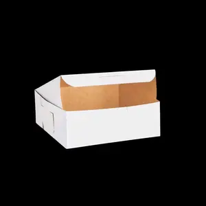 8x8x5 SET OF 12 Cake Dessert Box - Cardboard Box for Cakes and Desserts