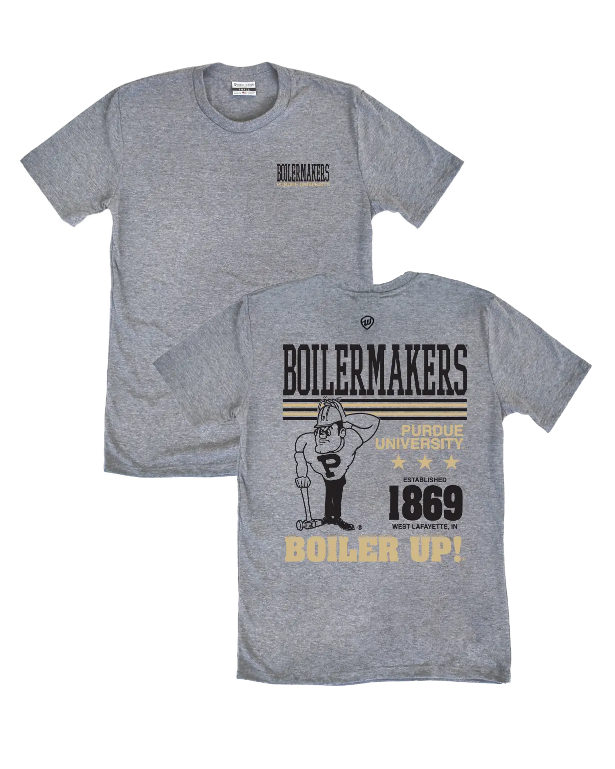 Purdue Vintage Boilermakers F/B Tee