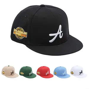 2026 New Letter Hip-Hop Baseball Cap with Flat Brim, Casual Fashion Embroidered Letter Sun Protection Hat
