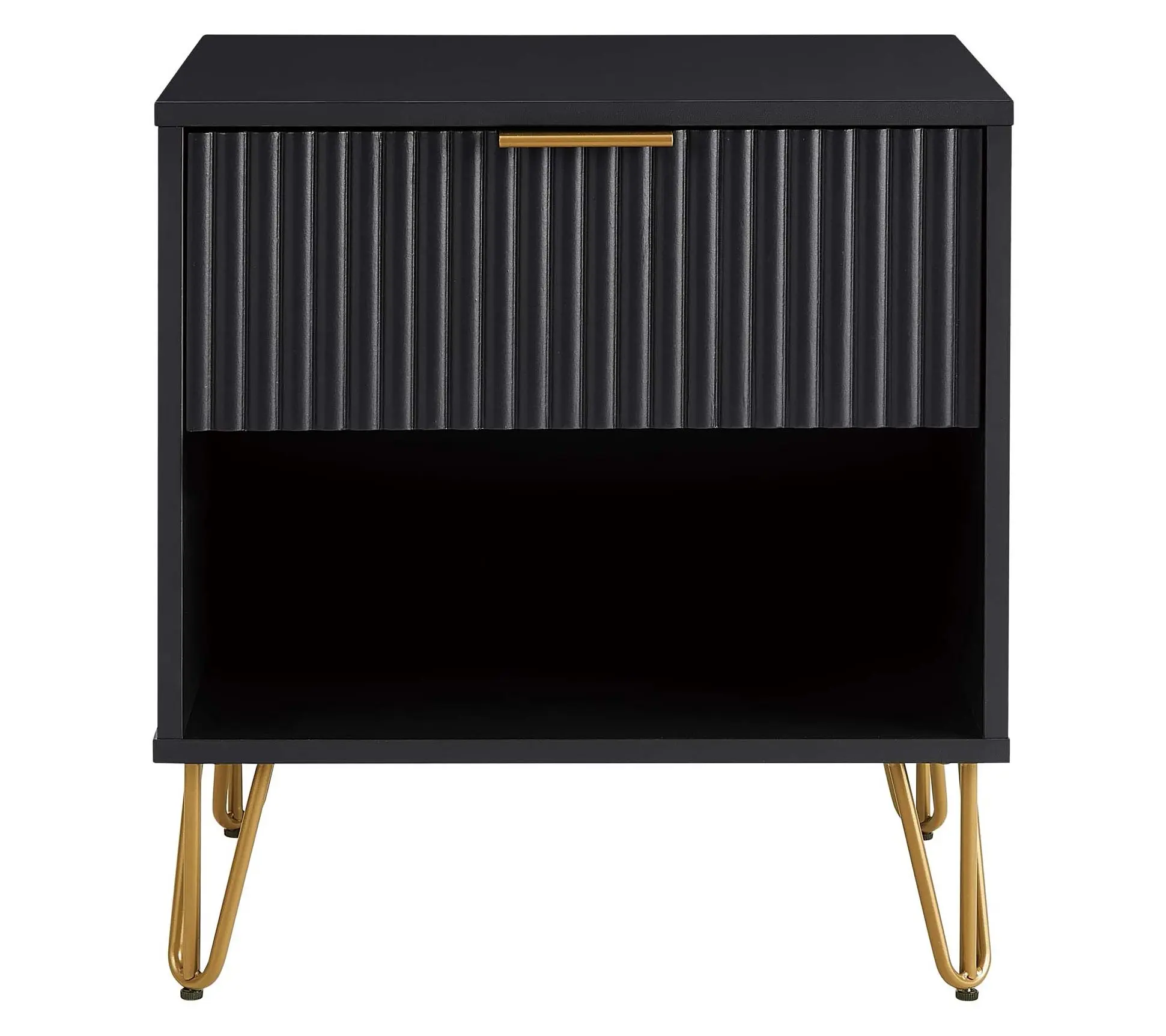 Manhattan Comfort DUMBO Nightstand 1 Full Extension Drawer