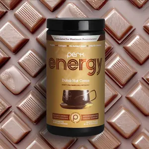 Perk Energy Morning Drink Mix with Caffeine Protein Collagen Vitamins & Antioxidants 20 Servings Nutrient Rich Coffee