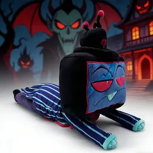 Hazbin Hotel Vox Plush Toy, Soft Stuffed Vox TV Demon Doll, Collectible Hazbin Hotel Character Plushie, Perfect Gift for Fans & Kids