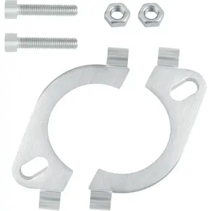 2.5 Inch Split Flange Repair Kit with 2 Bolts Carbon Steel Flat Oval Universal Exhaust Flange Connection Kit Car Accessories