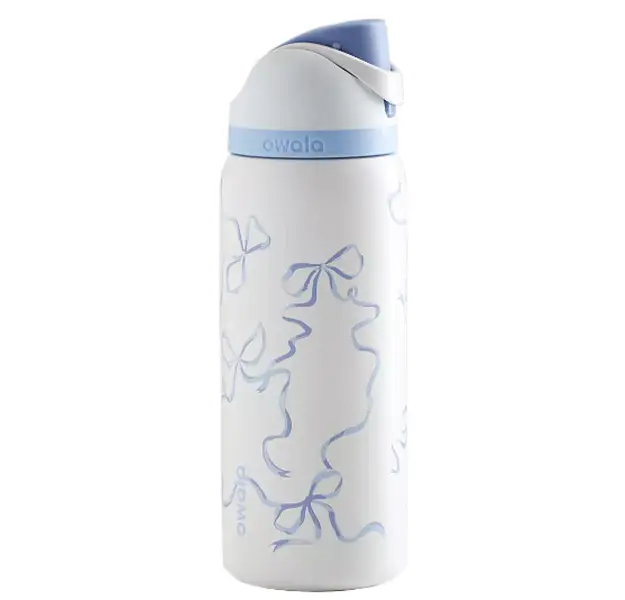 Owala Tied And True Blue Bows 32 Oz Freesip UO Exclusive - TikTok Shop
