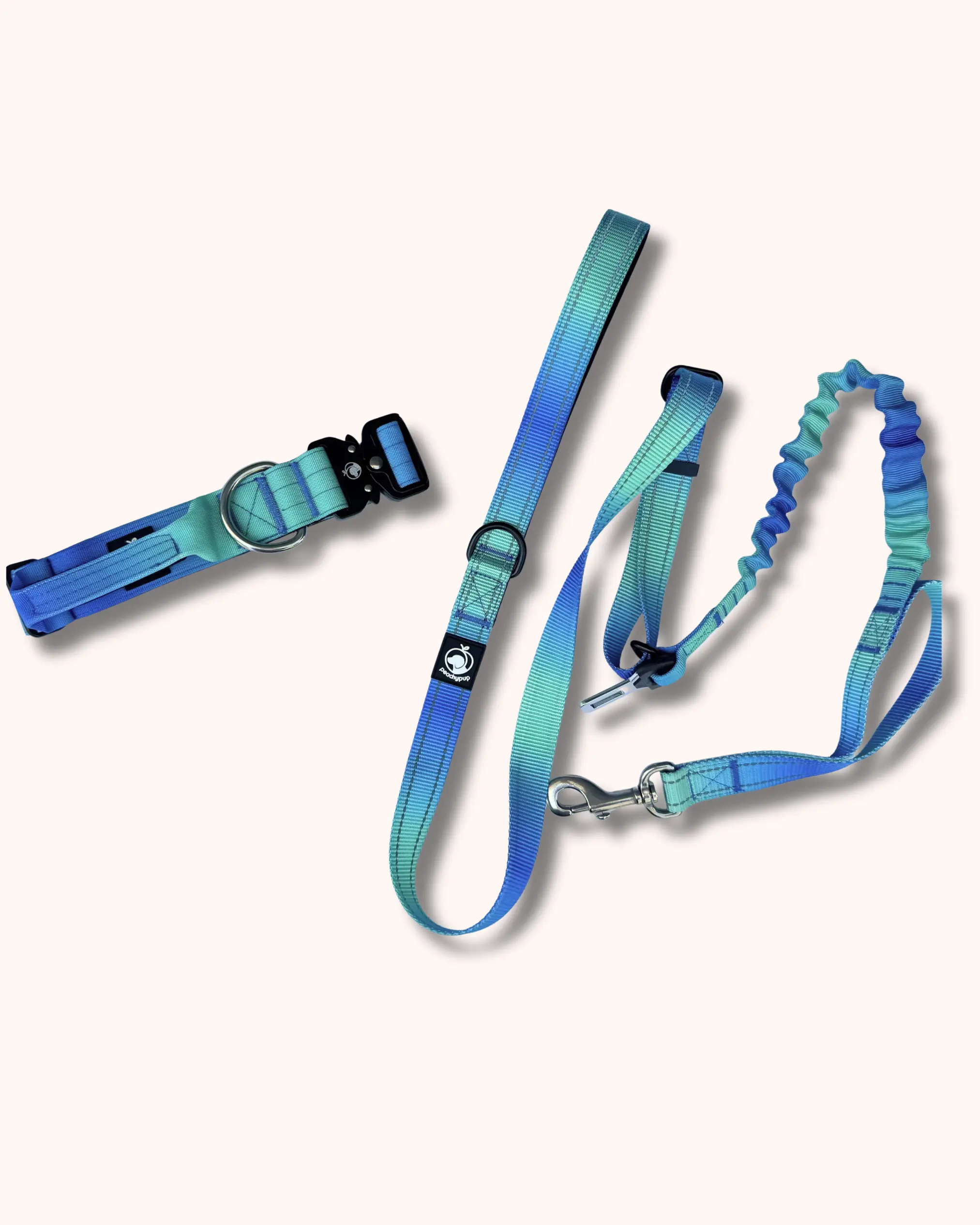 Tactical Collar & Leash Set - Deep Sea