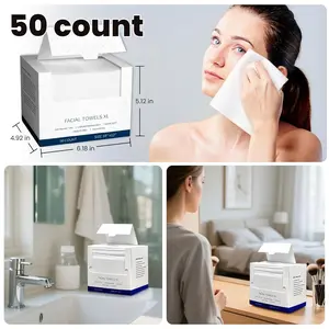 Sensitive Skin Care Disposable Cleansing Cloths, Dermatologist Recommended, 3 Boxes, 150 Pieces, Large Capacity, Gentle on Skin