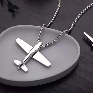 Personalized hip-hop airplane hiphop versatile student pendant trendy female fashion accessories