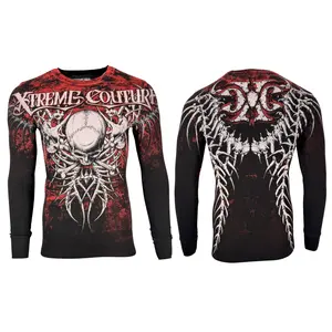 Xtreme Couture by Affliction Men's Thermal T-shirt Bare Bone