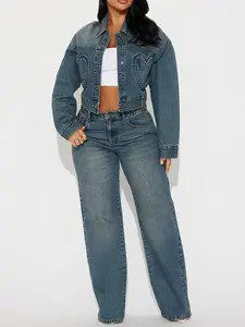 Match Made In Heaven Straight Leg Jeans - Dark Wash