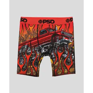 PSD Youth Boys Monster Wheels Boxer Brief - Soft, Breathable and Comfortable Stretch Underwear PSD Youth Boys Monster Wheels Boxer Brief - Soft, Breathable and Comfortable Stretch Underwear
