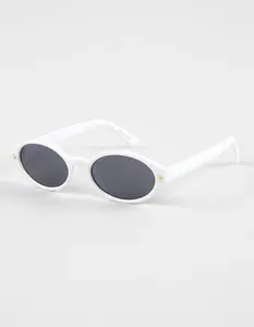RSQ Womens Cat Eye Sunglasses, White RSQ Womens Cat Eye Sunglasses, White