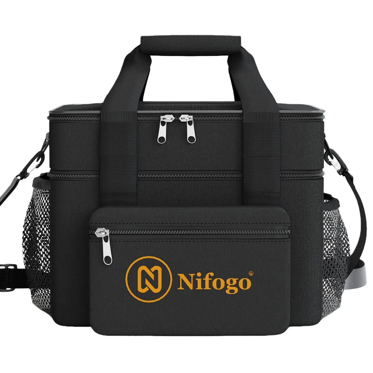 Nifogo 15L Insulated Lunch Bag - Thermal, Leakproof, Water Resistant Portable Cooler Tote for Women, Work & Picnic, Large Capacity Versatile Insulated Bento Bag, Lunch Bags Women