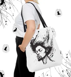 Free Your Mind Tote Bag (AOP). Tote Bag. Green Bag. Everyday Use Bag. Gift For Her. Gift For Him. Anniversary Gift. Positive Affirmation