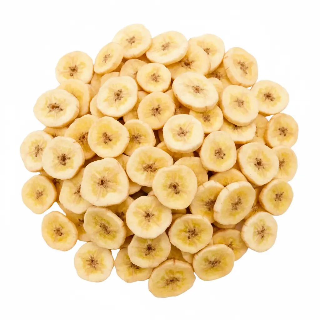 Banana Chips Crispy Sweet Dried Banana Slices Crunchy Snack