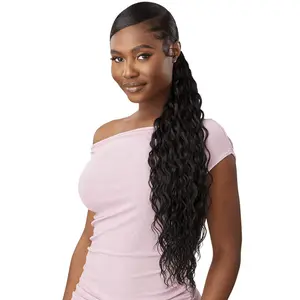 Outre Pretty Quick Wrap Ponytail - WATER WAVE 28" - Wet & Wavy Style