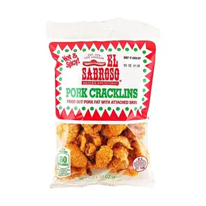 El Sabroso Spicy Pork Rinds 46g - Crispy Savory Snack, Gluten-Free, Keto-Friendly