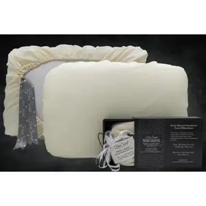 Five Certified Natural Organic Cotton Travel SlipOver PillowCase