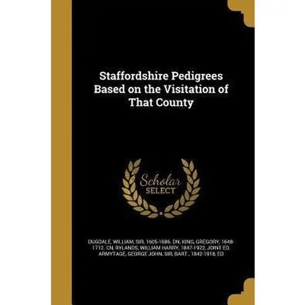 USED-Staffordshire Pedigrees Based on the Visitation of That County (Paperback)
