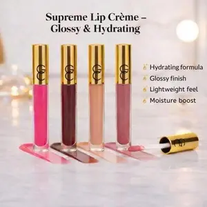 Supreme Lip Creme With Lightweight Glossy Formula + Hydrating And Moisture Boosting Supreme Lip Creme With Lightweight Glossy Formula + Hydrating And Moisture Boosting