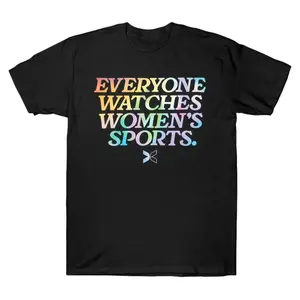 Oversized Everyone Watches Womens Sports Graphic T-Shirt Streetwear Holiday Wear y2k cotton fashion Streetwear Lover Gift Top Trending