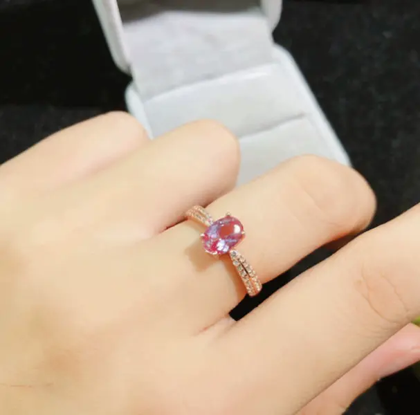 Women's Gold Electroplated Ring with Natural Amethyst Accent, Durable and Elegant Costume Jewelry with Colorfast Finish for Everyday Wear, Gold Rings, Casual Everyday, Simple Elegance, Female, Inlay, 1Pcs, Metal Coating, Birthstone Rings