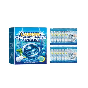Washing Laundry Machine Cleaner Tablets Remove Limescale Mold Stains Eliminates Odors Deep Cleaning Tabs