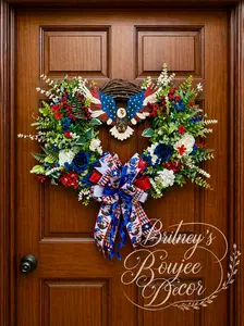 Patriotic Eagle Wreath