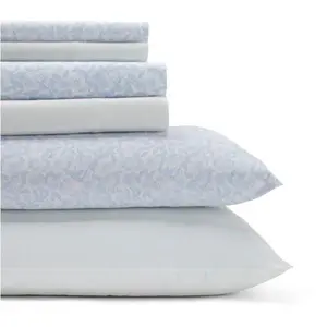 Laura Ashley Belle - Cotton Blue King Sheet Set